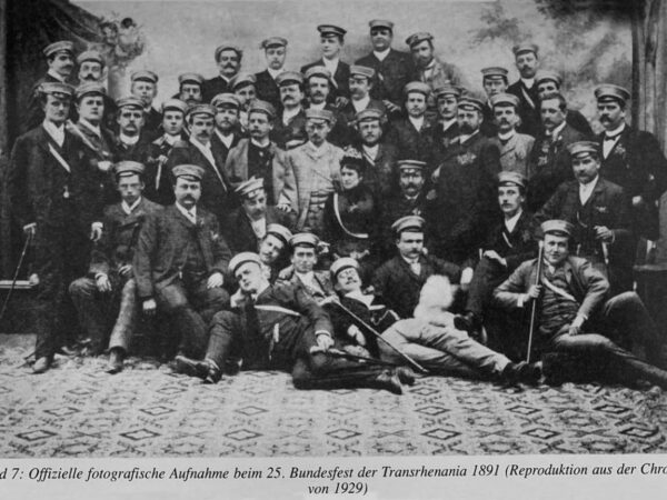 Bundesfest der Transrhenania 1891