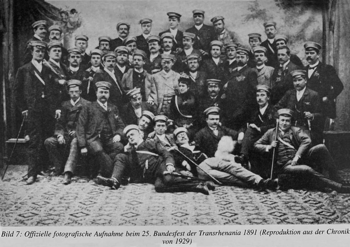 Bundesfest der Transrhenania 1891